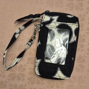Stylish Black and White Wristlet Phone Case